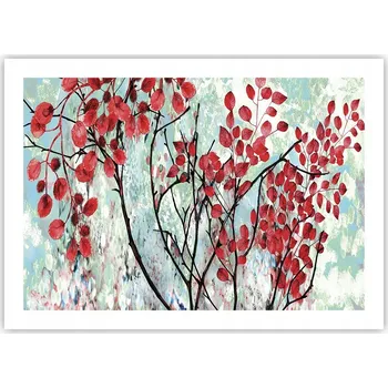 Obraz Plakát bez rámu do obývacího pokoje ložnice 70x50 abstrakce moderní módní obraz