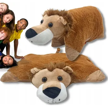 Polštář SWIZZEL LION LEW PLOCHÝ POLŠTÁŘ MAZLÍČEK PRO DĚTI 50X40