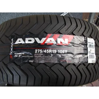 Letní osobní pneu Letní pneumatika Yokohama Advan S.T. V802 275/45 R19 108 Y zesílená (XL)