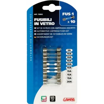 Alternátor Skleněné pojistky 10 ks, 32 mm