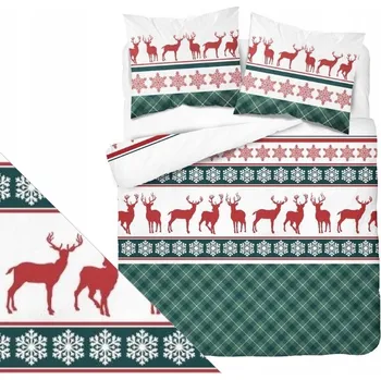 Povlečení Zimní POVLEČENÍ BAVLNA 100% 160x200cm 4689 B