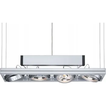 Závěsné obdélníkové svítidlo černé 40W/830 4xAR111 LED Flash 1S RELCO