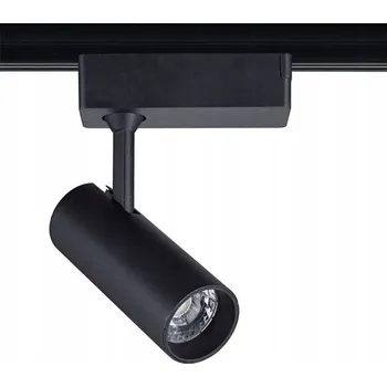 Lištový reflektor 15W LED 6500K černý, 1-fázový