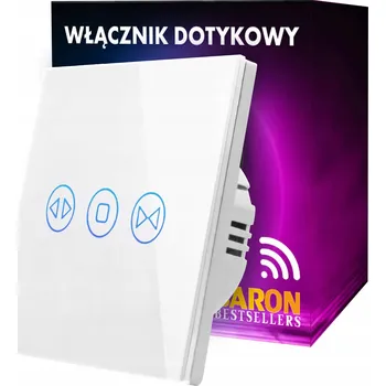 vypínač Dotykový trojitý žaluziový vypínač BarON pod omítku, bílý