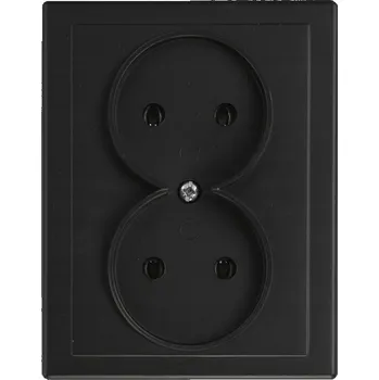 Elektrická zásuvka Elektrická Zásuvka Düwi černá