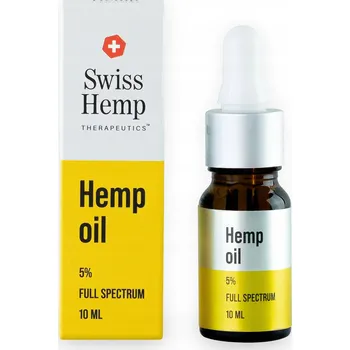 CBD Konopný olej CBD 5% SWISS HEMP 10 ml