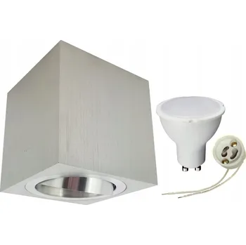 POVRCHOVÉ SVÍTIDLO TUBA hranaté, otočné, hliníkové, LED GU10 10W