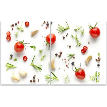 Kuchyňské prkénko Skleněná Ochranná Deska a Krájecí Prkénko | Indukce, Sporák ds-0527