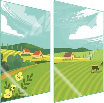 Obraz Krájecí deska TMK ArtDeko sklo 2 ks