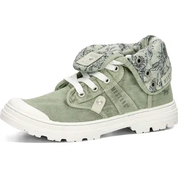 Dámské tenisky Mustang Mustang dámské stylové kotníkové tenisky - zelené