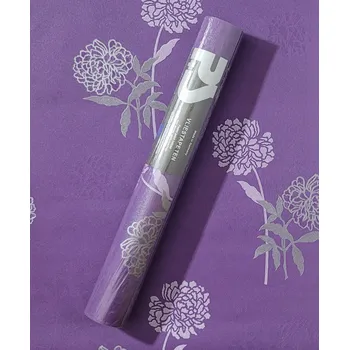 Fototapeta Tapeta na zeď, fialové pozadí, květiny, 42033-10