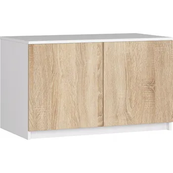 Šatní skříň Skříň Akord S90 2D 2SZ 90 x 55 x 51 cm bílá