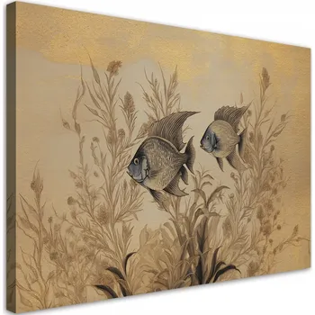 Obraz OBRAZ DO OBÝVÁKU Ryby závojnatky boho NA PLÁTNĚ 60x40