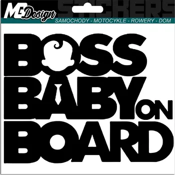 Samolepicí dekorace na vozidlo NÁLEPKA na auto DÍTĚ V AUTĚ 15x11,5 cm