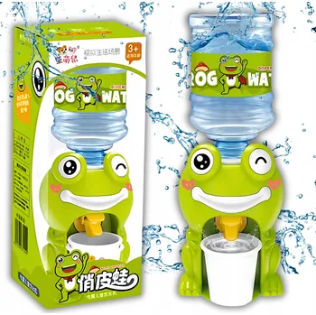 Hračka pro nejmenší DÁVKOVAČ VODY PRO DĚTI ZELENÁ ŽABKA HRAČKA VZDĚLÁVACÍ NA VODU