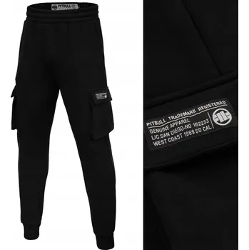 Pitbull pánské tepláky Cypress Sport černé, velikost XL