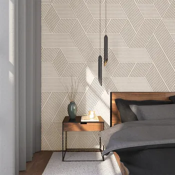 Obraz Designový BÍLÝ panel korkowy 3D STRIPE