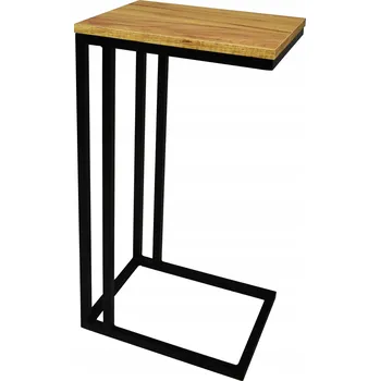 Konferenční stolek Odkládací stolek no4 pod notebook, loft, dub craft zlatý