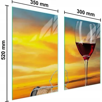 Kuchyňské prkénko Krájecí deska TMK ArtDeko sklo 2 ks