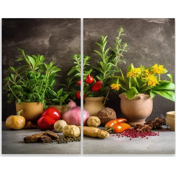 Obraz Skleněná Ochranná Deska a Krájecí Prkénko | Indukce, Sporák ds-0349