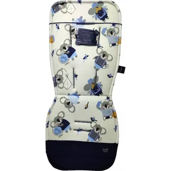 LA MILLOU VLOŽKA DO KOČÁRKU STROLLER PAD HELLO WORLD ORGANIC JERSEY COLLECTI