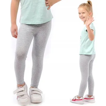 Dívčí legíny Dětské legíny dlouhé klasické LAEMI 591 Šedé 104