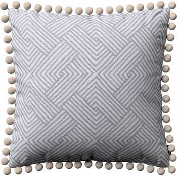 Povlak na polštářek Dekoria Povlak na polštář Wera šedý