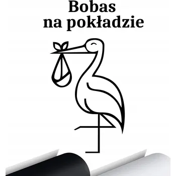 Samolepicí dekorace na vozidlo NÁLEPKA na auto ČÁP - MIMINKO NA PALUBĚ Dítě 15x10