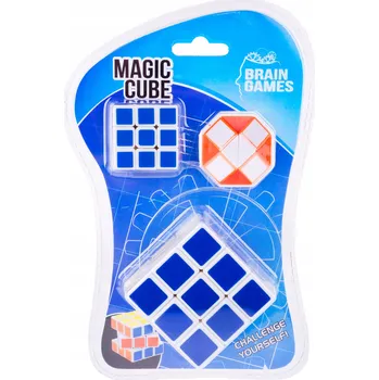 Magické kostky 3ks Sada hlavolamů