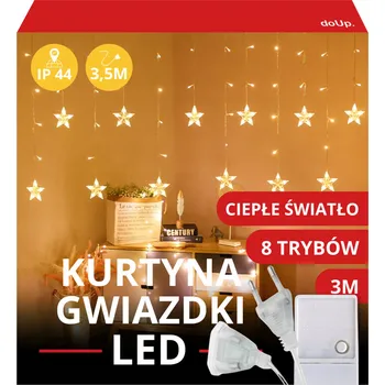 Vánoční dekorace Světelný závěs doUp. rampouchy 201 - 300 světel