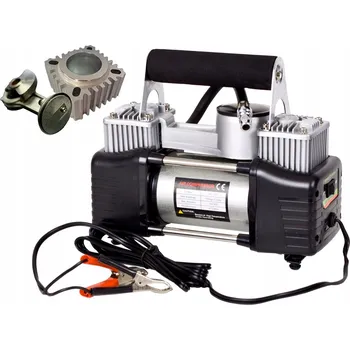 Kompresor Výkonný dvouválec kompresor do auta 12V