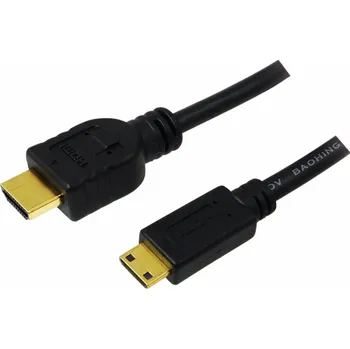 Video kabel LogiLink HDMI Mini - HDMI kabel 2m černý (CH0023)