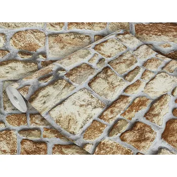 Tapeta Samolepicí Dekorativní Fólie na Nábytek Police DIY Vzor Cihličky 45x200cm