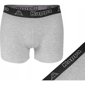 Pánské spodní prádlo KAPPA pánské boxerky bavlna vel. M šedé