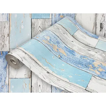 Tapeta Dekorativní dýha Fólie Samolepicí na police Skříňky DIY Vzor MOŘSKÁ DESKA
