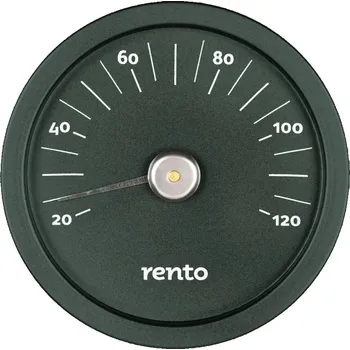 Sauna Rento teploměr do sauny kulatý JUNIPER tmavě zelený