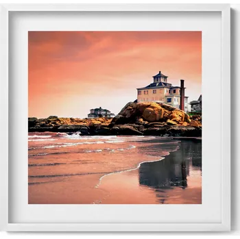 Obraz Závěsný obraz na zeď dekorace do bytu Pobřeží Sherman Cottage 50x50 cm