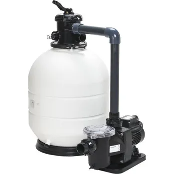 Bazénová filtrace VágnerPool filtrační zařízení KIT ROMA 400 4m3/hod s podstavcem a čerpadlem Micro Delfino