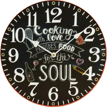 Hodiny Nástěnné hodiny Cooking with love, 30 cm