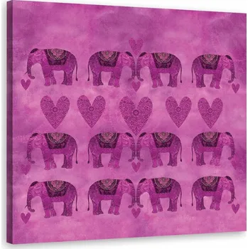 Obraz Obraz Několik indických slonů - Andrea Haase 60x60