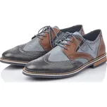 Pánské polobotky 13520 RIEKER modrá Barva: blau/kombi, Velikost: 44