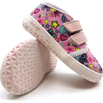 Dívčí tenisky Jonap B17 srdíčka 29, Vnitřní délka boty: 18,9 cm, Vnitřní šířka boty: 7,6 cm