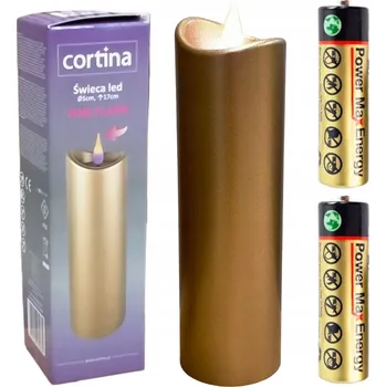 Svíčka LED vklad do hřbitovní svíčky Cortina 17,4 cm