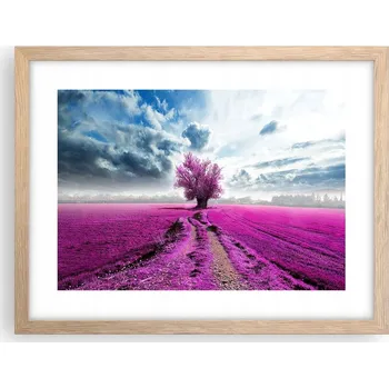 Obraz Obraz plakát v rámu světlý dub do obýváku 40x30 krajina foto na zeď