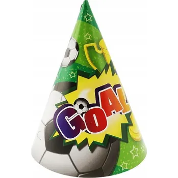 Party dekorace Čepičky k narozeninám Fotbal Fotbalové 6 kusů
