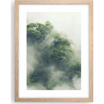 Obraz Obraz plakát v rámu světlý dub do obýváku 30x40 les foto plakáty na zeď