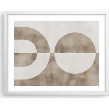 Obraz Obraz plakát na zeď v bílém rámu 50x40 minimalismus foto do obýváku