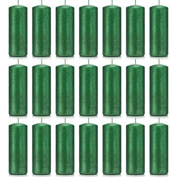 Svíčka Tradiční parafínová svíčka bez vůně Drobo 21 ks