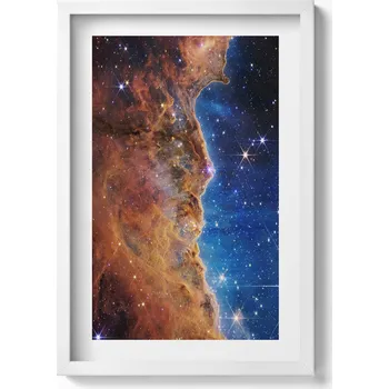 Obraz Dekorativní obraz v rámu do obýváku Kosmos a hvězdy fotografie NASA 40x60 cm