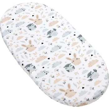 Prostěradlo PROSTĚRADLO S GUMOU DO KORBIČKY A KOLÉBKY 80X40CM